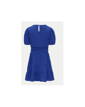Rochie fete,  304705205, Bumbac organic, Albastru, Albastru