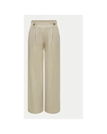 Pantaloni dama,  304806988, Viscoza/Nylon, Bej