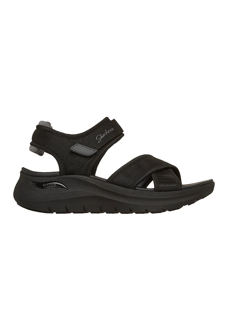 Sandale cu banda velcro Arch Fit 2.0, Negru