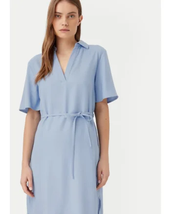 Rochie dama,  304807015, Viscoza, Albastru, Albastru