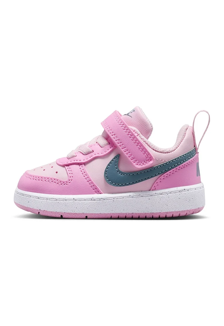 Pantofi sport Court Borough cu inchidere velcro, Gri/Roz