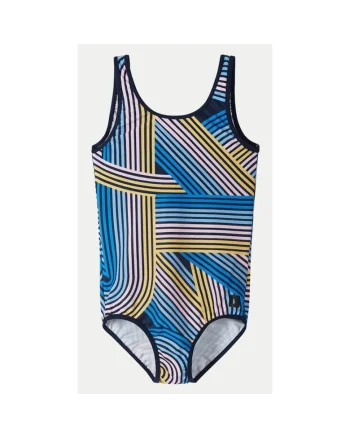Costum de baie fete,  303884635, Poliester, Albastru, Albastru