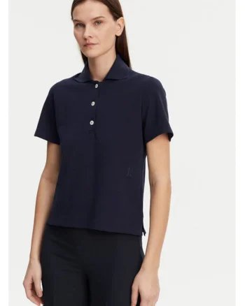 Tricou dama,  304883200, Bumbac organic, Albastru, Albastru