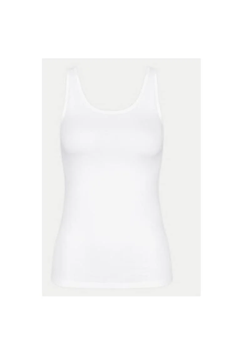 Tricou dama,  304974885, Bumbac, Alb, Alb