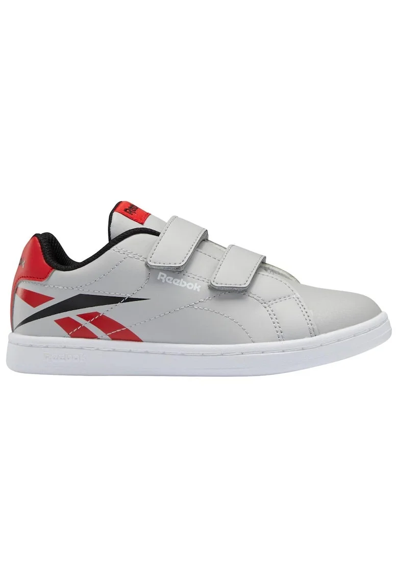 Adidasi copii  model Royal Complete Clean Alt 2.0, gri, inchidere cu scai, talpa din cauciuc