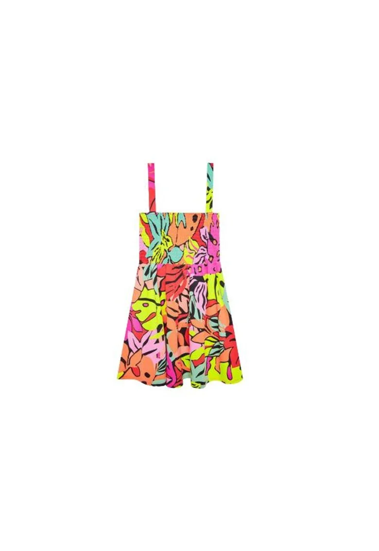Rochie de vara  multicolor, poliamida,