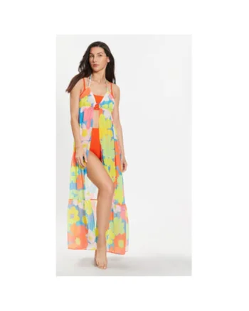 Rochie dama,  302938391, Poliester reciclat, Multicolor, Multicolor