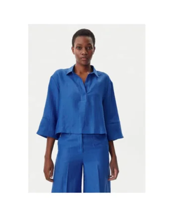 Bluza dama,  305299000, In/Poliester, Albastru, Albastru