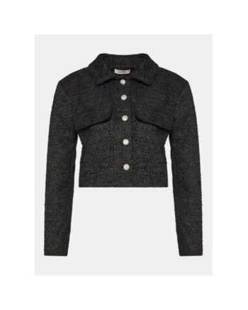 Sacou dama,  303890889, Poliester, Negru, Negru