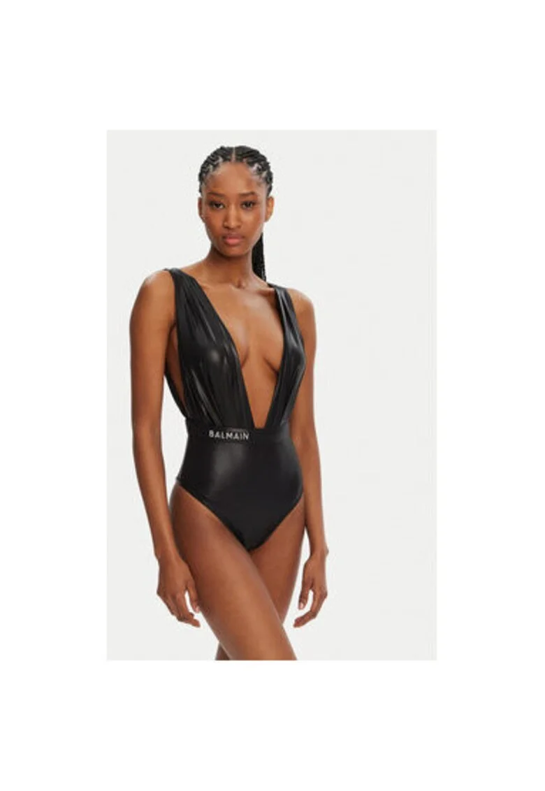 Costum de baie Dama,  305313331, Poliamida, Elastan, Negru, Negru