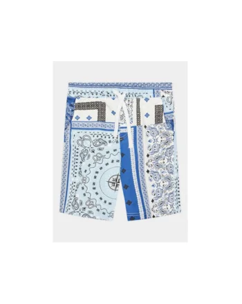 Pantaloni scurti baieti,  302079780, Bumbac, Albastru, Albastru