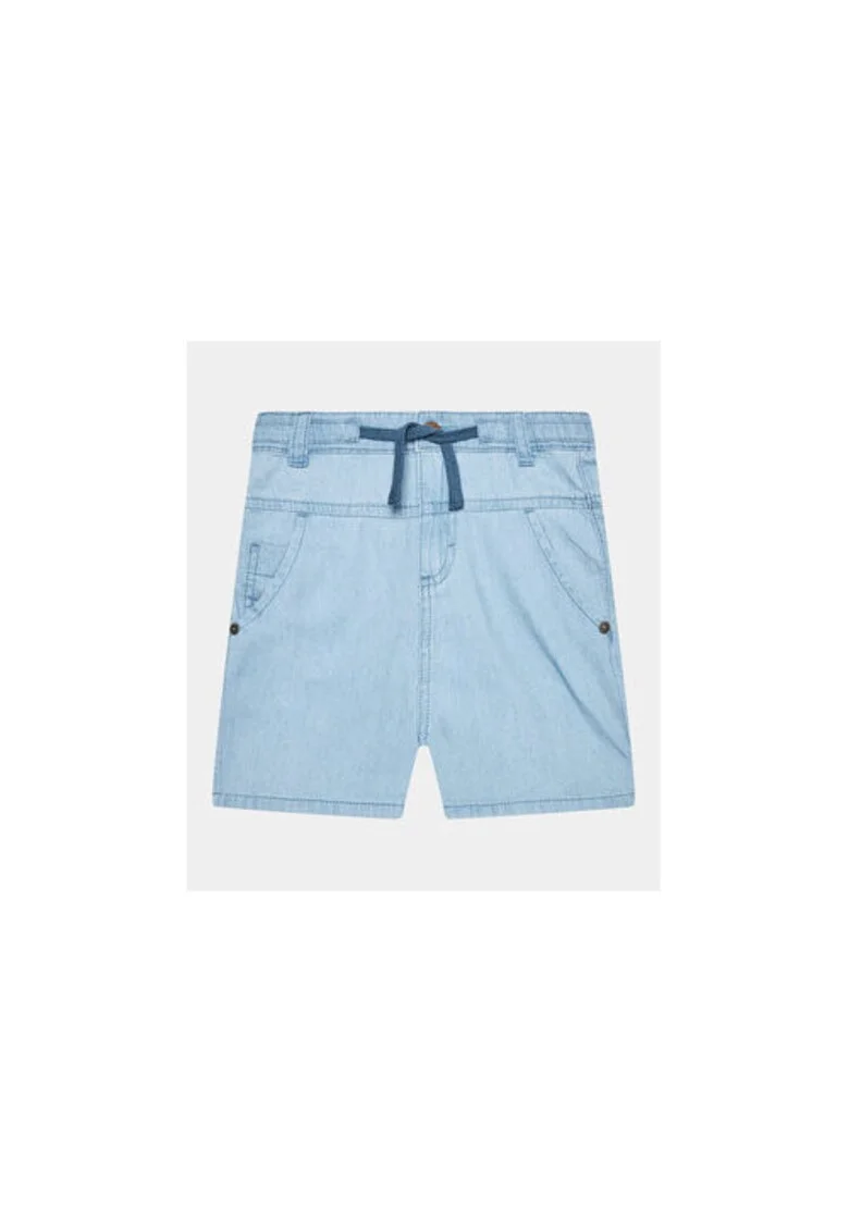Pantaloni scurti baieti,  302079926, Bumbac, Albastru, Albastru