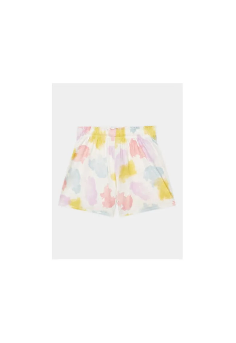Pantaloni scurti fete,  302093861, Viscoza, Multicolor, Multicolor