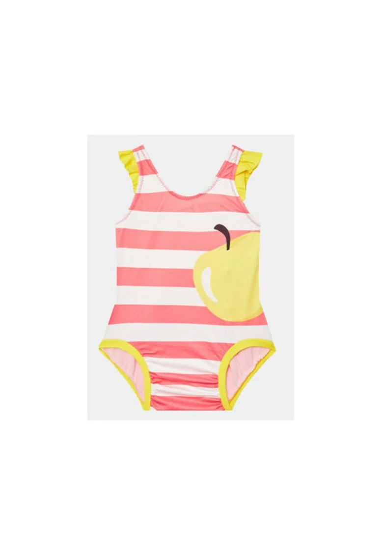 Costum de baie fete,  302020218, Poliester, Portocaliu, Portocaliu