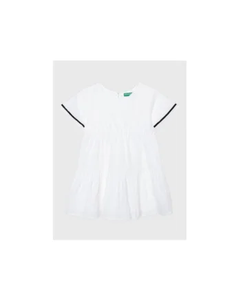 Rochie fete,  301771630, Bumbac, Alb, Alb