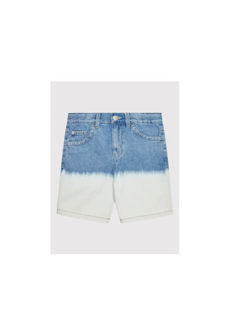Pantaloni scurti fete,  300151389, Bumbac, Albastru, Albastru