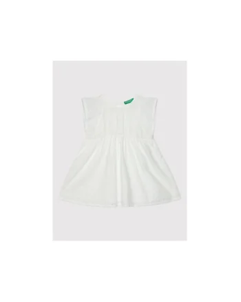 Rochie fete,  300132937, Bumbac, Alb, Alb