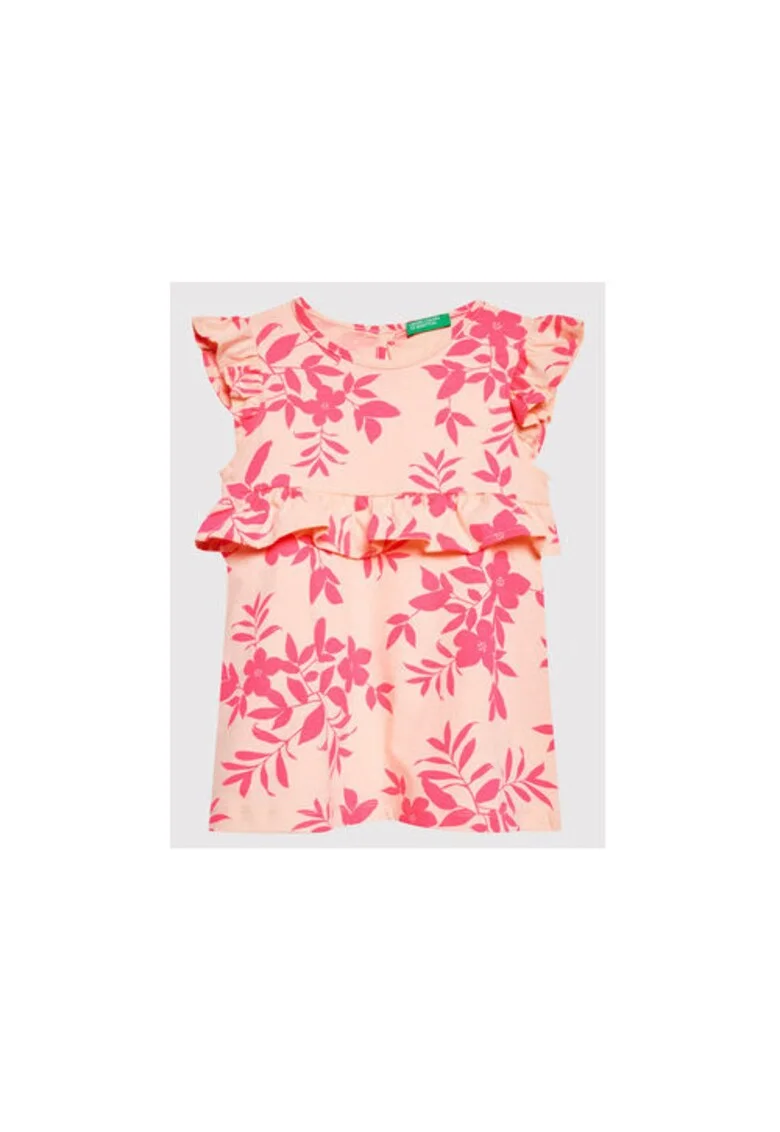 Rochie fete,  300129791, Bumbac, Roz, Roz