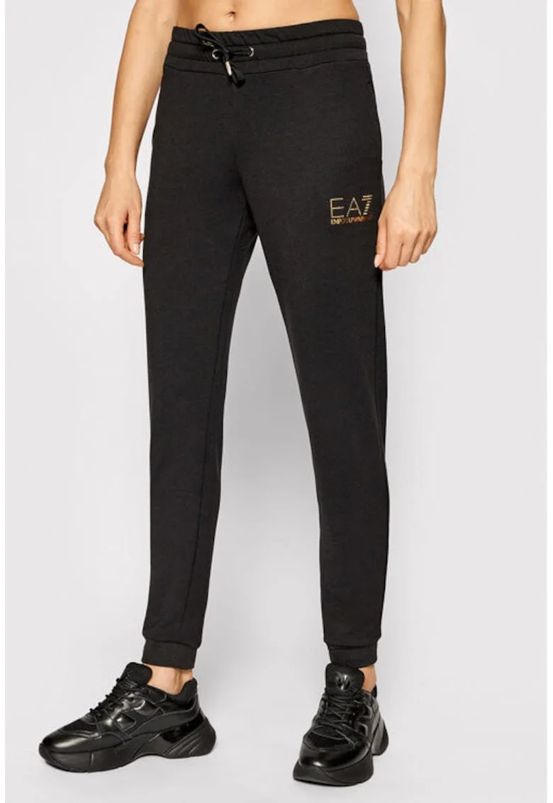 Pantaloni dama, Emporio Armani  208023351, Poliester/Viscoza, XS INTL, Negru