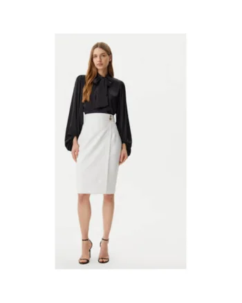 Fusta dama,  305291660, Poliester, Bej, Bej