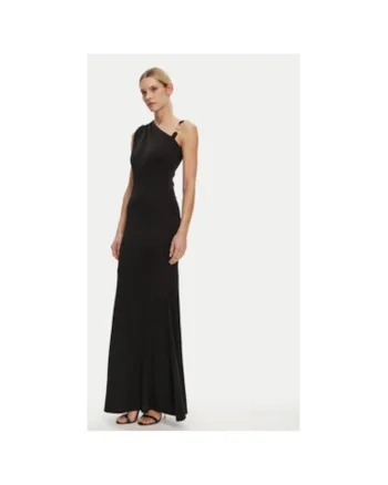 Rochie dama,  305291233, Poliester, Negru, Negru