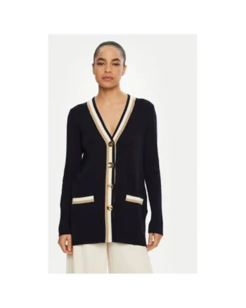 Cardigan dama,  304968464, Lana, Albastru, Albastru