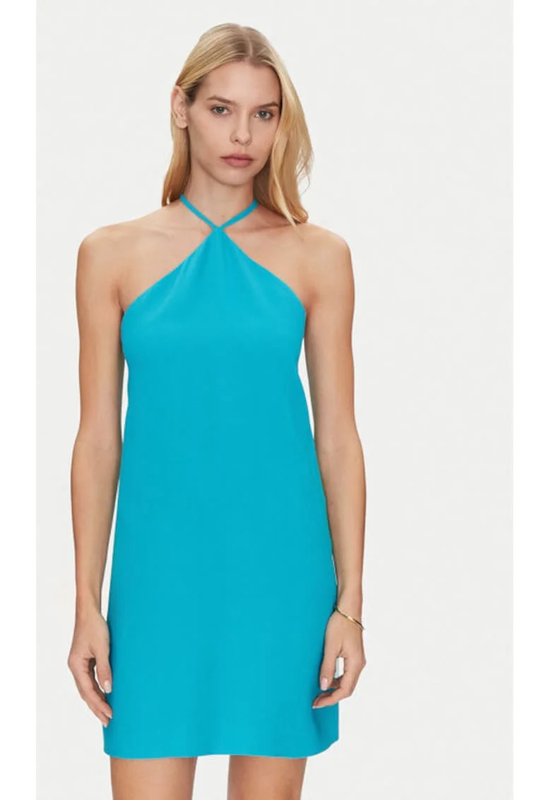 Rochie dama,  305172594, Viscoza, Albastru, Albastru