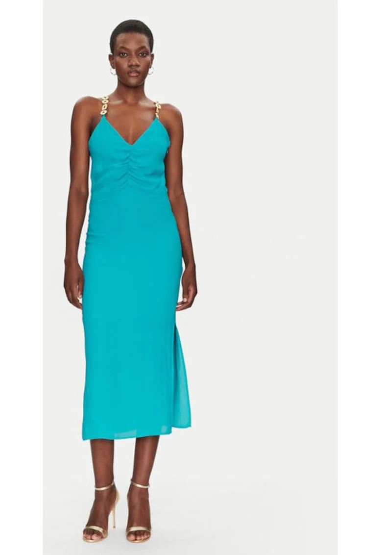 Rochie dama,  305172631, Viscoza, Verde, Verde