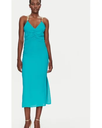 Rochie dama,  305172631, Viscoza, Verde, Verde