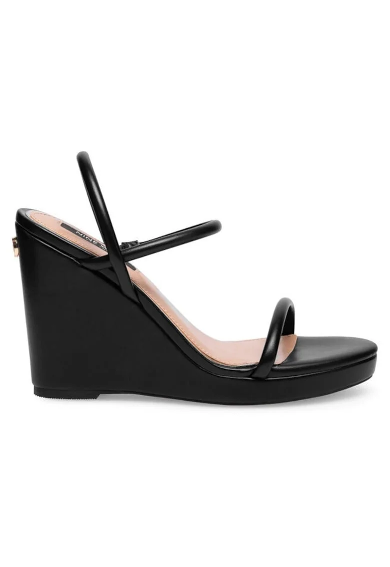 Sandale dama,  Sintetic, Negru, Negru