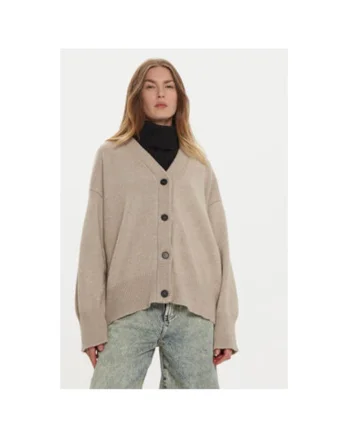 Cardigan dama,  304948886, Viscoza/Poliamida/Lana, One Size INTL, Maro