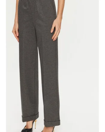 Pantaloni dama,  304904967, Viscoza/Poliamida, Gri, Gri