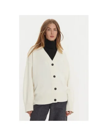 Cardigan dama,  304948879, Viscoza/Poliamida/Lana, One Size INTL, Bej