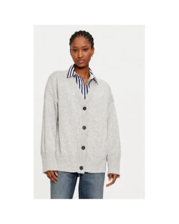 Cardigan dama,  304948947, Viscoza/Poliamida/Lana, One Size INTL, Gri