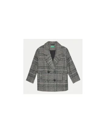 Palton fete,  304269585, Poliester/Lana, Gri, Gri