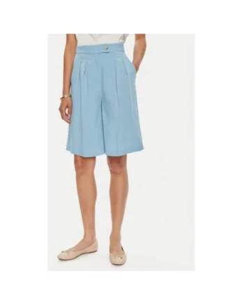 Pantaloni dama,  304549571, Viscoza/In, Albastru, Albastru