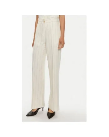 Pantaloni dama,  304543975, Viscoza/In, Bej, Bej