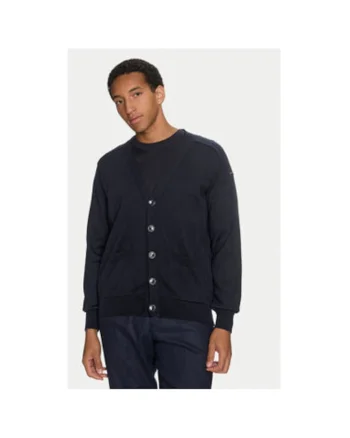 Cardigan barbati,  304174315, Lana, Albastru, Albastru