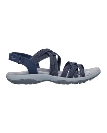 Sandale din material textil cu barete mutliple si velcro Raggae Slim-Summer Gateaway, Bleumarin