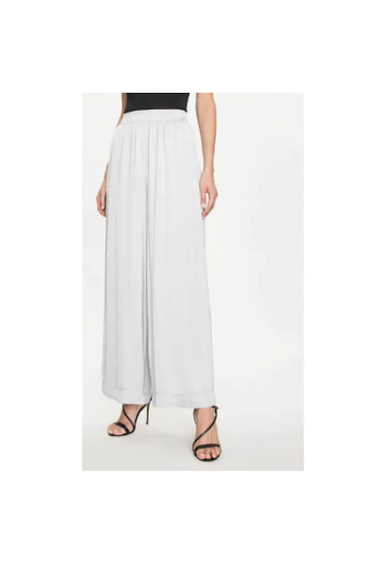 Pantaloni dama,  304423505, Viscoza, Gri, Gri