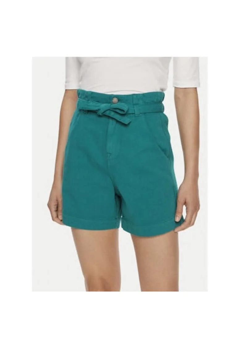 Pantaloni scurti dama,  303802295, Bumbac, Verde, Verde