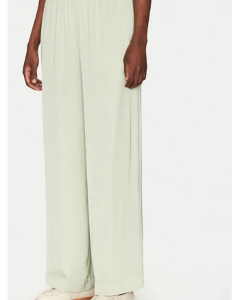 Pantaloni dama,  305389329, Viscoza, Verde, Verde