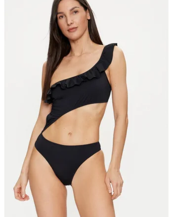 Costum de baie dama,  304191176, Poliamida, Negru, Negru