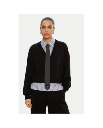 Bluza dama,  305013323, Bumbac/Poliester, Negru, Negru