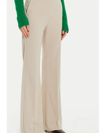 Pantaloni dama,  304963070, Poliester, Bej, Bej
