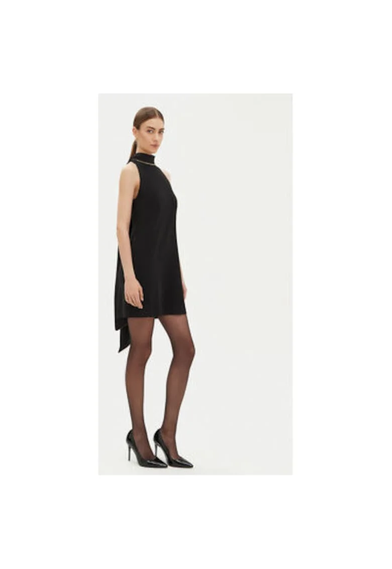 Rochie dama,  305062697, Poliester, Negru, Negru