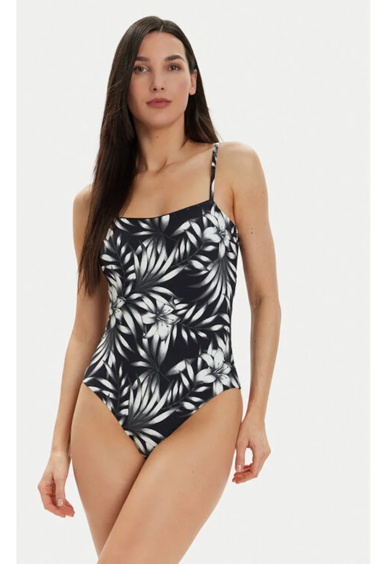 Costum de baie dama,  303691035, Poliamida, Negru, Negru