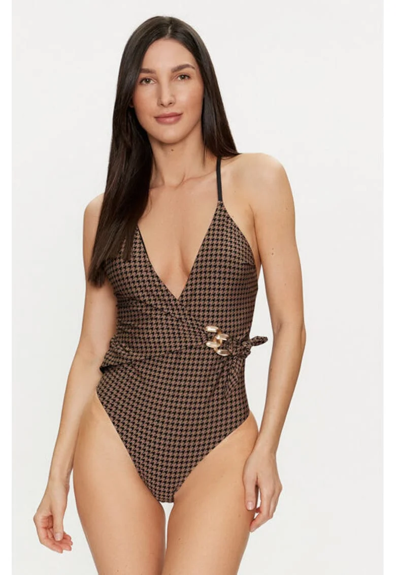 Costum de baie dama,  303691196, Poliamida, Maro, Maro