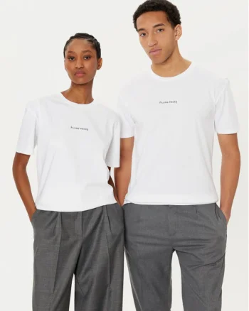Tricou unisex,  305038579, Bumbac organic, Alb, Alb