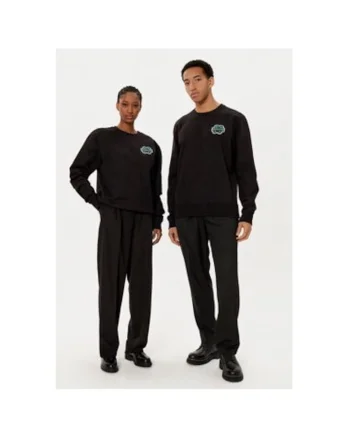 Bluza unisex,  305038722, Bumbac organic, Negru, Negru